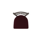 820 Catalina Swivel Stool with Bronze Finish and Canter Bordeaux Seat, AGS-82025BZ005