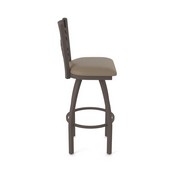 820 Catalina Swivel Stool with Bronze Finish and Canter Earth Seat, AGS-82025BZ006