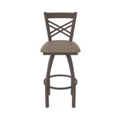 820 Catalina Swivel Stool with Bronze Finish and Canter Earth Seat, AGS-82025BZ006