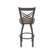 820 Catalina Swivel Stool with Bronze Finish and Canter Earth Seat, AGS-82025BZ006