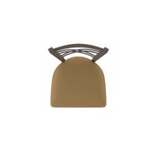 820 Catalina Swivel Stool with Bronze Finish and Canter Saddle Seat, AGS-82025BZ012