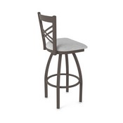 820 Catalina Swivel Stool with Bronze Finish and Graph Alpine Seat, AGS-82025BZ020
