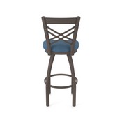 820 Catalina Swivel Stool with Bronze Finish and Rein Bay Seat, AGS-82025BZ024