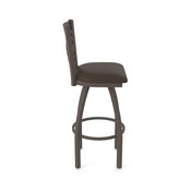 820 Catalina Swivel Stool with Bronze Finish and Rein Coffee Seat, AGS-82025BZ025