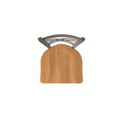 820 Catalina Swivel Stool with Bronze Finish and Medium Maple Seat, AGS-82025BZMedMpl