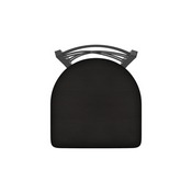 820 Catalina Swivel Stool with Pewter Finish and Canter Espresso Seat, AGS-82025PW003