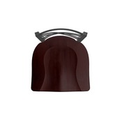 820 Catalina Swivel Stool with Pewter Finish and Dark Cherry Maple Seat, AGS-82025PWDCMpl