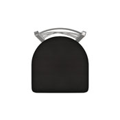 820 Catalina Swivel Stool with Stainless Finish and Canter Espresso Seat, AGS-82025SS003