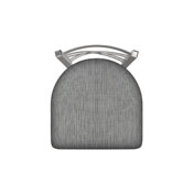 820 Catalina Swivel Stool with Stainless Finish and Graph Alpine Seat, AGS-82025SS020