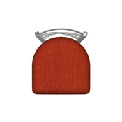 820 Catalina Swivel Stool with Stainless Finish and Graph Poppy Seat, AGS-82025SS021