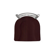 820 Catalina Swivel Stool with Stainless Finish and Dark Cherry Oak Seat, AGS-82025SSDCOak
