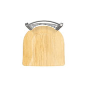 820 Catalina Swivel Stool with Stainless Finish and Natural Oak Seat, AGS-82025SSNatOak
