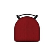 821 Catalina 18" Low Back Swivel Vanity Stool with Black Wrinkle Finish and Graph Ruby Seat, 82118BW016