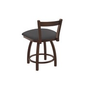 821 Catalina 18" Low Back Swivel Vanity Stool with Bronze Finish and Canter Storm Seat, 82118BZ004