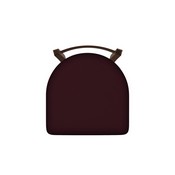 821 Catalina 18" Low Back Swivel Vanity Stool with Bronze Finish and Canter Bordeaux Seat, 82118BZ005