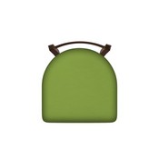 821 Catalina 18" Low Back Swivel Vanity Stool with Bronze Finish and Canter Kiwi Green Seat, 82118BZ009