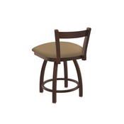 821 Catalina 18" Low Back Swivel Vanity Stool with Bronze Finish and Canter Sand Seat, 82118BZ013