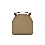 821 Catalina 18" Low Back Swivel Vanity Stool with Bronze Finish and Canter Sand Seat, 82118BZ013