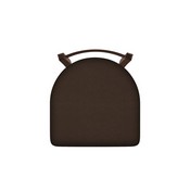 821 Catalina 18" Low Back Swivel Vanity Stool with Bronze Finish and Rein Coffee Seat, 82118BZ025