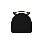 821 Catalina 18" Low Back Swivel Vanity Stool with Bronze Finish and Black Vinyl Seat, 82118BZBlkVinyl