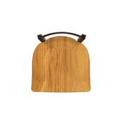 821 Catalina 18" Low Back Swivel Vanity Stool with Bronze Finish and Medium Oak Seat, 82118BZMedOak