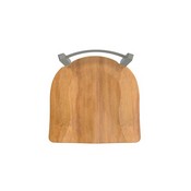 821 Catalina Low Back Swivel Stool with Anodized Nickel Finish and Medium Maple Seat, AGS-82125ANMedMpl