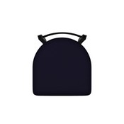 821 Catalina Low Back Swivel Stool with Black Wrinkle Finish and Canter Twilight Seat, AGS-82125BW002