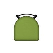 821 Catalina Low Back Swivel Stool with Black Wrinkle Finish and Canter Kiwi Green Seat, AGS-82125BW009
