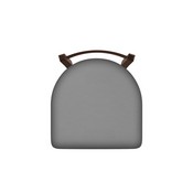 821 Catalina Low Back Swivel Stool with Bronze Finish and Canter Folkstone Grey Seat, AGS-82125BZ007