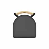 830 Voltaire 36" Swivel Counter Stool with Black Wrinkle Finish, Natural Back, and Canter Storm Seat, 83036BWNatMplB004