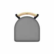 830 Voltaire Swivel Stool with Black Wrinkle Finish, Natural Back and Canter Folkstone Grey Seat, AGS-83025BWNatMplB007