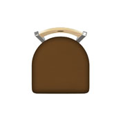 830 Voltaire Swivel Counter Stool with Stainless Finish, Natural Back, and Canter Thatch Seat, AGS-83025SSNatMplB001