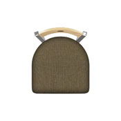 830 Voltaire Swivel Counter Stool with Stainless Finish, Natural Back, and Graph Cork Seat, AGS-83025SSNatMplB017