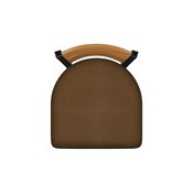 832 Thor Swivel Stool with Black Wrinkle Finish, Medium Back and Rein Thatch Seat, AGS-83225BWMedMpl026