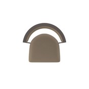 860 Hunter Swivel Stool with Bronze Finish and Canter Earth Seat and Back, AGS-86025BZ006