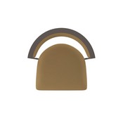 861 Artemis Swivel Stool with Bronze Finish and Canter Saddle Seat and Back, AGS-86125BZ012