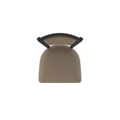 870 Hadleigh Swivel Stool with Black Wrinkle Finish and Canter Earth Seat and Back, AGS-87025BW006
