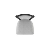870 Hadleigh Swivel Stool with Black Wrinkle Finish and Graph Alpine Seat and Back, AGS-87025BW020
