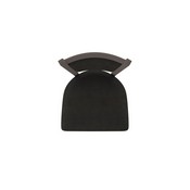 870 Hadleigh Swivel Stool with Bronze Finish and Canter Espresso Seat and Back, AGS-87025BZ003
