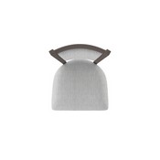 870 Hadleigh Swivel Stool with Bronze Finish and Graph Alpine Seat and Back, AGS-87025BZ020