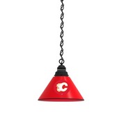 Calgary Flames Pendant Light Fixture by Holland Bar Stool, BL1CalFla