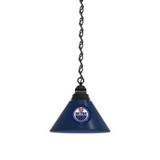 Edmonton Oilers Pendant Light Fixture by Holland Bar Stool, BL1EdmOil