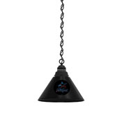 Miami Marlins Pendant Light with Fixture by Holland Bar Stool Company, AGS-BL1BKMLBMia