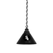 Chicago White Sox Pendant Light with Fixture by Holland Bar Stool Company, AGS-BL1BKMLBWSx