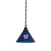 Washington Nationals Pendant Light with Fixture by Holland Bar Stool Company, AGS-BL1BKMLBWas