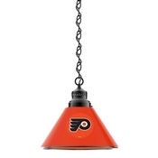 Philadelphia Flyers Pendant Light with Black Fixture by Holland Bar Stool, BL1BKPhiFly