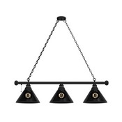 Boston Bruins 3 Shade Billiard Light with Fixture by Holland Bar Stool, BL3BosBru