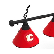 Calgary Flames 3 Shade Billiard Light with Fixture by Holland Bar Stool, BL3CalFla