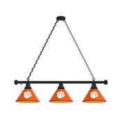 Clemson 3 Shade Billiard Light with Fixture by Holland Bar Stool, BL3Clmson