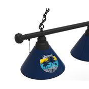 Corona (Sunset) 3 Shade Billiard Light with Fixture by Holland Bar Stool Co., AGS-BL3BKCrna-Sunset